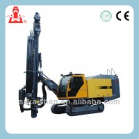 Monolithic high wind pressure open-air DTH drill rig portable drilling rig